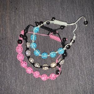Beaded bracelets (3)